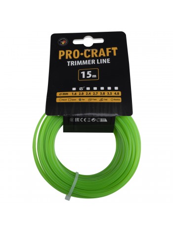 Волосінь зірка Procraft 2мм 15м