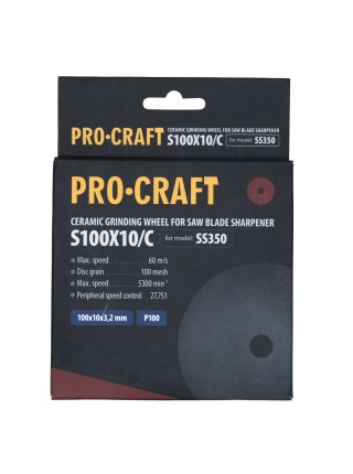 Заточувальний керамічний диск Procraft S100X10/С до SS350