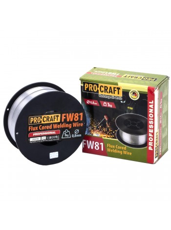 Флюсовий зварювальний дріт Procraft FW81 0.8 мм 1 кг