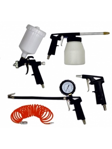 Набор пневмоинструментов WERK KIT-5PG Набор пневмоинструментов WERK KIT-5PG