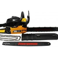 Бензопила Електромаш БП 45-3,0 (2 шини 2 ланцюги)